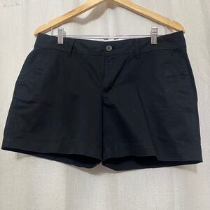 Old Navy Black Shorts Womens Chino Style Size 8 Regular Casual‎ Everyday